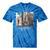 Making Memories In Paris Photo Nostalgia Travel Humor Tie-Dye T-Shirts Blue Tie-Dye