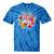Nostalgia Love Tees -Adults Small Casual Festive Classic Fit T-Shirt Round Neck Straight Fit Collarless Short Sleeve Solid Lightweight Tie-Dye T-Shirts Blue Tie-Dye