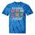 Old School Playlist Nostalgia Vibes Cassette Tie-Dye T-Shirts Blue Tie-Dye