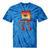 Old Vintage Cassette Tape 70s 80s 80s Outfit Nostalgia Tie-Dye T-Shirts Blue Tie-Dye