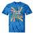 BE PATIENT I'M FROM THE 1900s RETRO SUNSET 90s 80s 70s Tie-Dye T-Shirts Blue Tie-Dye