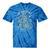 Be Patient With Me I'm From The 1900s Skeleton Women Tie-Dye T-Shirts Blue Tie-Dye