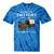 Please Be Patient I'm From The 1900s Amish Wagon & Vintage Premium Tie-Dye T-Shirts Blue Tie-Dye