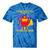 Please Be Patient With Me I'm From The 1900s Gen X Robot Premium Tie-Dye T-Shirts Blue Tie-Dye
