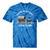 Please Be Patient I'm From The 1900s Oxen And Wagon Premium Tie-Dye T-Shirts Blue Tie-Dye