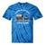 Please Be Patient I'm From The 1900s Oxen And Wagon Tie-Dye T-Shirts Blue Tie-Dye