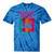 Please Be Patient I'm From The 1900s Retro Cassette Tape Premium Tri-Blend Tie-Dye T-Shirts Blue Tie-Dye
