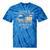 Please Be Patient I'm From The 1900s Retro Pixel Horse Wagon Premium Tie-Dye T-Shirts Blue Tie-Dye
