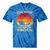 Please Be Patient I'm From The 1900s Sunset Vintage Wagon Tie-Dye T-Shirts Blue Tie-Dye