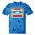 Please Be Patient With Me I'm From The 1900s Vintage Dad Premium Tie-Dye T-Shirts Blue Tie-Dye