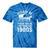Please Be Patient I'm From The 1900s Vintage Humor 90s Kids Tie-Dye T-Shirts Blue Tie-Dye