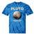 Pluto Never Forget 1930-2006 Planet Space Science Nostalgia Tie-Dye T-Shirts Blue Tie-Dye