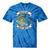 Raised On Hose Water Nostalgia Saying Tie-Dye T-Shirts Blue Tie-Dye