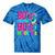 Retro 1980s 80's Baby 1990s 90's Made Me Nostalgia Vibes Premium Tri-Blend Tie-Dye T-Shirts Blue Tie-Dye