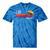Retro 80's 90's Music Nostalgia Video Cassette Tape VHS Tie-Dye T-Shirts Blue Tie-Dye