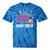 Retro 80s Style 90s Pop Fashion Nostalgia Eighties Music Tie-Dye T-Shirts Blue Tie-Dye