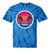 Retro 80s Synthwave Sunset & Palm Trees Retro Nostalgia 80s Tie-Dye T-Shirts Blue Tie-Dye