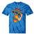 Retro 90s Boombox Nostalgia Party For Music Lovers Men Women Tie-Dye T-Shirts Blue Tie-Dye
