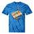 Retro Cassette Tape & Pencil Rewind Nostalgia Party 80s 90s Premium Tie-Dye T-Shirts Blue Tie-Dye