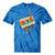 Retro Cassette Tape & Pencil Rewind Nostalgia Party 80s 90s Tie-Dye T-Shirts Blue Tie-Dye