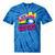 Retro Cassette Vintage 80s Nostalgia Tie-Dye T-Shirts Blue Tie-Dye