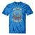 Retro CD Player Never Forget Nostalgia Vintage Tie-Dye T-Shirts Blue Tie-Dye