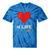 Retro Gamer 1 Life Pixel Heart – 8-Bit Gaming Nostalgia Tie-Dye T-Shirts Blue Tie-Dye