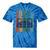 Retro Nineties Style Audio Tape Nostalgia Year 1990 Premium Tri-Blend Tie-Dye T-Shirts Blue Tie-Dye