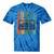 Retro Nineties Style Audio Tape Nostalgia Year 1990 Tie-Dye T-Shirts Blue Tie-Dye