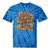 Retro Nostalgia Era Disco Groovy 80s 90s Vintage Aesthetic Tie-Dye T-Shirts Blue Tie-Dye