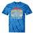 Retro Snack Goals Icon Nostalgia Tie-Dye T-Shirts Blue Tie-Dye