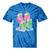 Retro Soft Drinks 80s 90s Nostalgia Cute Anime Aesthetic Tee Tie-Dye T-Shirts Blue Tie-Dye