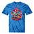 Retro Graphic Print With a Touch Of Nostalgia Tie-Dye T-Shirts Blue Tie-Dye Retro Graphic Print With a Touch Of Nostalgia Tie-Dye T-Shirts Blue Tie-Dye
