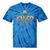 Retro Vintage Style 2026 Nostalgia Sunset Family Reunion Tie-Dye T-Shirts Blue Tie-Dye