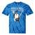 Rock & Roll Wizard Music Nostalgia Tie-Dye T-Shirts Blue Tie-Dye
