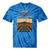 Rust Belt Midwest Nostalgia Steel Town Working Class Pride Tie-Dye T-Shirts Blue Tie-Dye
