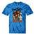 Support Your Local Trick Or Treaters Retro Spooky Nostalgia Tie-Dye T-Shirts Blue Tie-Dye