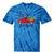 Tis The Season Holiday Nostalgia Red Truck Tie-Dye T-Shirts Blue Tie-Dye
