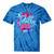Totally 80's Colorful Retro 1980s Style Nostalgia Vibe Tie-Dye T-Shirts Blue Tie-Dye