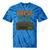 VHS Cassette Retro Analog Nostalgia Theme Tie-Dye T-Shirts Blue Tie-Dye