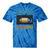 VHS Cassette Tape Retro 80s 90s Nostalgia Premium Tie-Dye T-Shirts Blue Tie-Dye