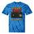 VHS Tape Nostalgia Old School Technology Humor Tie-Dye T-Shirts Blue Tie-Dye