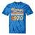 Vintage 1970 Birthday Retro Style 70's Born Nostalgia Outfit Premium Tri-Blend Tie-Dye T-Shirts Blue Tie-Dye