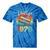 Vintage 1970 Retro Cassette Tape 70s Born Nostalgia Birthday Tie-Dye T-Shirts Blue Tie-Dye