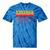 Vintage 1997 Retro Style 90's Born Nostalgia Vibes Birthday Tie-Dye T-Shirts Blue Tie-Dye