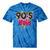 Vintage 90's Babe Party Back To 90s Cassette Nostalgia Tie-Dye T-Shirts Blue Tie-Dye