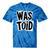 Wastoid 80s Slang Retro Teen Quote Gen X Nostalgia Tie-Dye T-Shirts Blue Tie-Dye