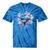 Women's Frutiger Aero Y2K Fish Tie-Dye T-Shirts Blue Tie-Dye