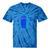 Yk2 Grunge Earthy Blue Cat With Stars Tomboy 90s Nostalgia Premium Tri-Blend Tie-Dye T-Shirts Blue Tie-Dye