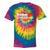 1970's Lemon Labs Quaalude 300 Label Reproduction Nostalgia Premium Tri-Blend Tie-Dye T-Shirts Rainbow Tie-Dye